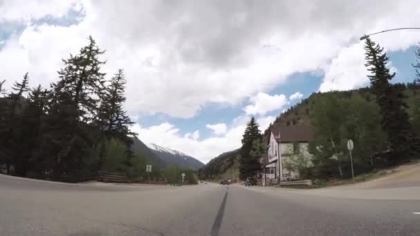 Denver Colorado Usa May 2018 Driving Mountain Highway Berthoud Pass — Stock Video