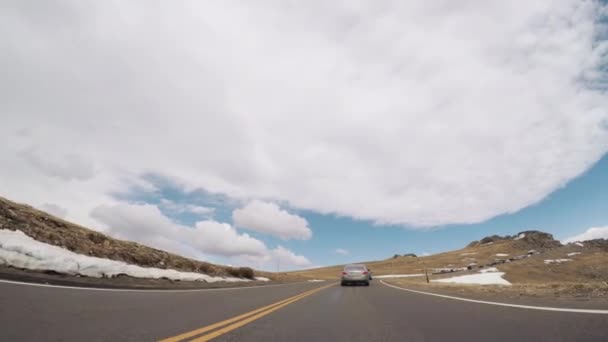 Денвер Колорадо Сша Травень 2018 Водіння Дорозі Trail Рідж Перший — стокове відео