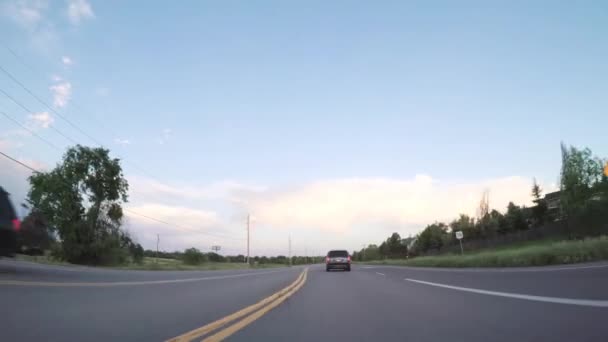 Boulder Colorado Estados Unidos Mayo 2018 Conducir Por Carretera Pavimentada — Vídeo de stock