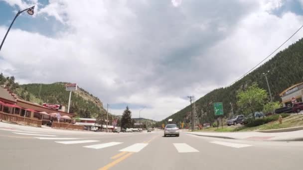 Denver Colorado Usa Květen 2018 Jízdy Dálnici Horách — Stock video