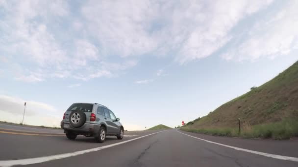 Guidare Strada Asfaltata Nella Zona Boulder — Video Stock