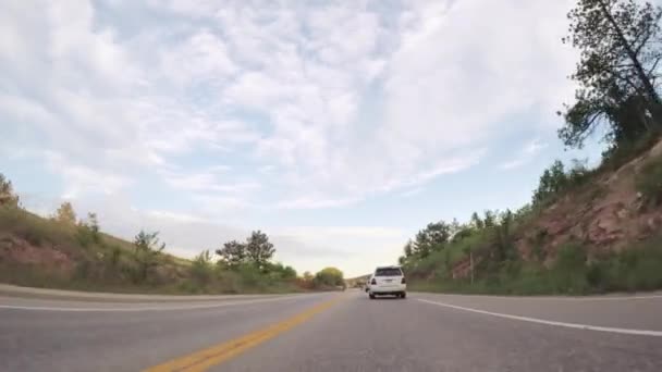 Estes Park Colorado Estados Unidos Mayo 2018 Conducir Por Carretera — Vídeo de stock