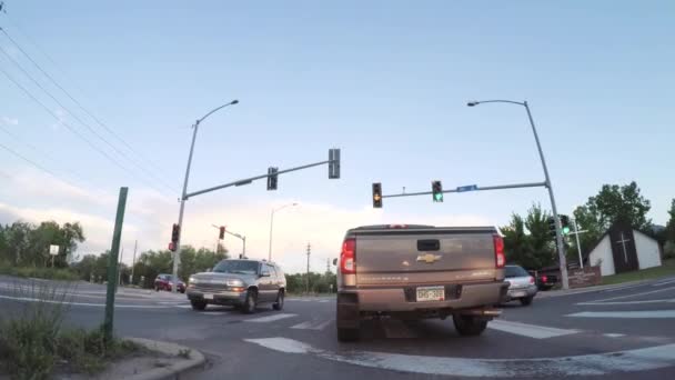 Boulder Colorado Estados Unidos Mayo 2018 Conducir Por Carretera Pavimentada — Vídeo de stock