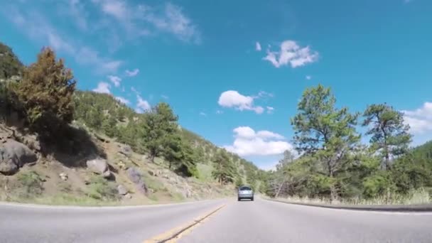 Denver Colorado Estados Unidos Mayo 2018 Conducir Por Carretera Pavimentada — Vídeo de stock