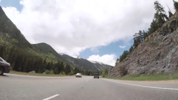 Denver Colorado États Unis Mai 2018 Conduite Sur Autoroute Montagne — Video