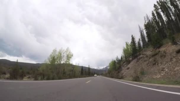 Denver Colorado Estados Unidos Mayo 2018 Conducir Por Carretera Pavimentada — Vídeo de stock