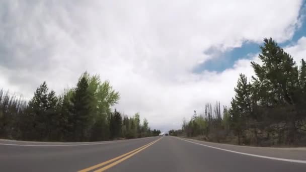 Denver Colorado États Unis Mai 2018 Conduite Sur Route Goudronnée — Video