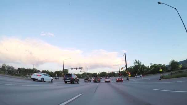 コロラド州ボルダー 2018年5月27日 南の高速道路36号線をボルダーからサンセットまで運転 — ストック動画