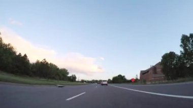 Boulder, Colorado, ABD-Mayıs 27, 2018 - zaman atlamalı. Boulder alan de döşeli yol sürüş.