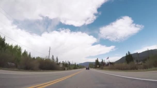 Denver Colorado Eua Maio 2018 Dirigir Estrada Pavimentada Parque Nacional — Vídeo de Stock