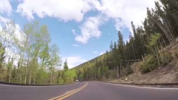 Denver Colorado Estados Unidos Mayo 2018 Conducir Por Carretera Pavimentada — Vídeos de Stock