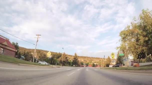 Estes Park Κολοράντο Ηπα Μαΐου 2018 Οδήγηση Ορεινό Δρόμο Μεταξύ — Αρχείο Βίντεο