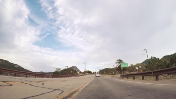 Estes Park Colorado États Unis Mai 2018 Conduire Sur Une — Video