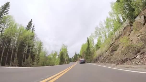 Denver Colorado Stany Zjednoczone Ameryki Maja 2018 Jazdy Utwardzonej Drogi — Wideo stockowe