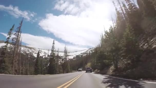 Denver Colorado États Unis Mai 2018 Conduite Sur Route Goudronnée — Video