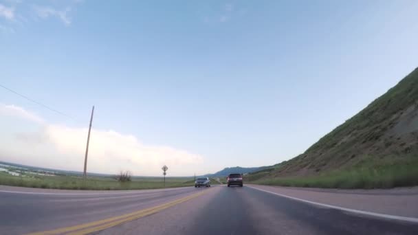 Boulder Colorado Usa May 2018 Fahren Auf Asphaltierter Straße Boulder — Stockvideo