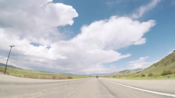 Денвер Колорадо Сша Травень 2018 Катання Гірських Шосе Районі Озера — стокове відео