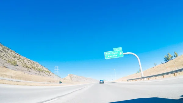 Denver Colorado Usa Dezember 2018 Westwärts Fahren Auf Dem Highway — Stockfoto