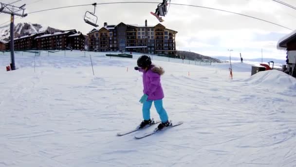 Steamboat Springs Colorado Usa Dezember 2018 Winterblick Auf Das Skigebiet — Stockvideo