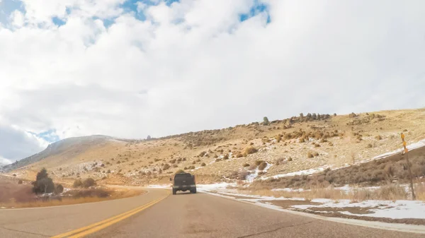 Denver Colorado Estados Unidos Diciembre 2018 Conduciendo Hacia Oeste Carretera — Foto de Stock