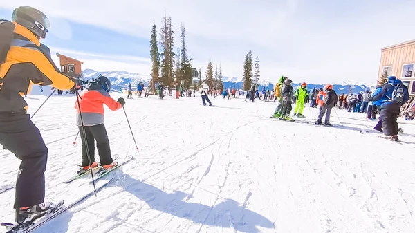 Keystoone Colorado Usa Leden 2019 Vrcholu Hory Lyžařském Středisku Alpines — Stock fotografie