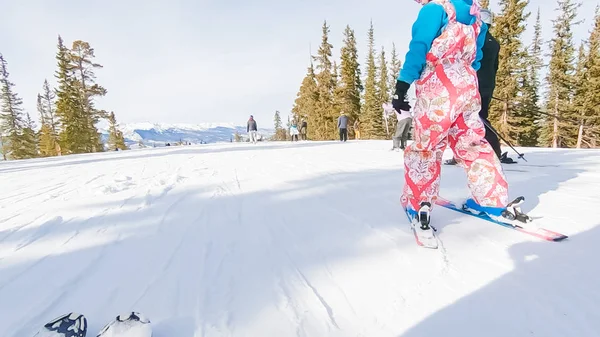 Keystoone Colorado Stany Zjednoczone Ameryki Styczeń 2019 Dziewczynka Nauczyć Się — Zdjęcie stockowe