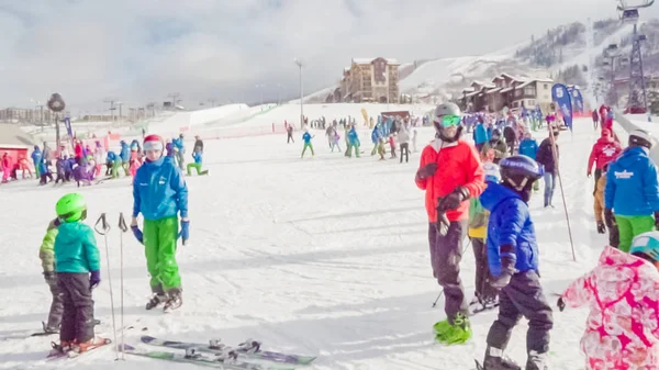 Steamboat Springs Colorado Estados Unidos Diciembre 2018 Aprendiendo Esquí Alpino — Foto de Stock