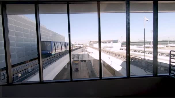 Houston Texas Stany Zjednoczone Ameryki Styczeń 2019 Wewnątrz Terminalu Międzynarodowego — Wideo stockowe