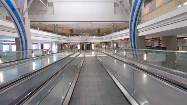 Denver Colorado Abd Ocak 2019 Denver Uluslararası Havaalanı Terminallerinden Biri — Stok video