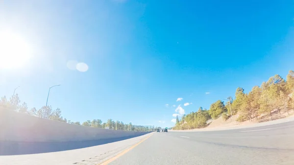 Denver Colorado Usa December 2018 Rijden Naar Het Westen Snelweg — Stockfoto