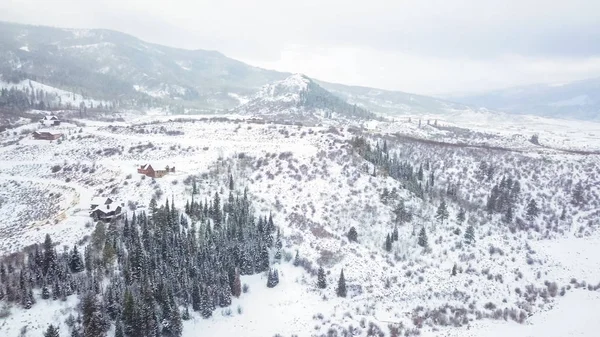 Widok Góry Zimą — Zdjęcie stockowe