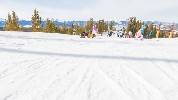 Esquí Alpino Pico Temporada — Foto de Stock