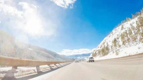 Denver Colorado Verenigde Staten December 2018 Drivign West Snelweg I70 — Stockfoto