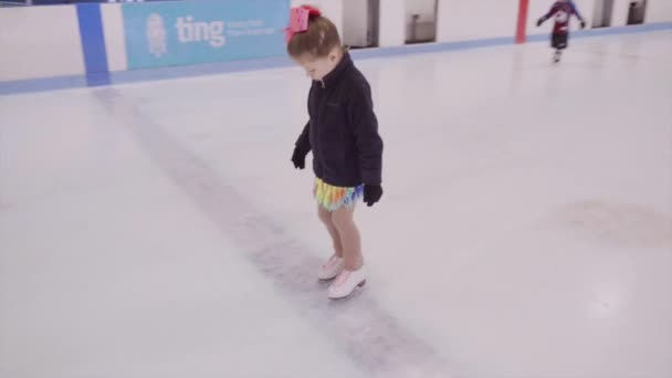 Denver Colorado Usa Gennaio 2019 Bambina Che Pratica Abito Competizione — Video Stock