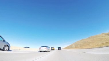 Denver, Colorado, ABD-1 Aralık 2018 Kış 'ta 470 numaralı karayolunda Batı' ya gidiyorum..