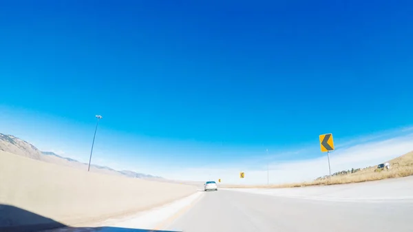 Rijden op snelweg — Stockfoto