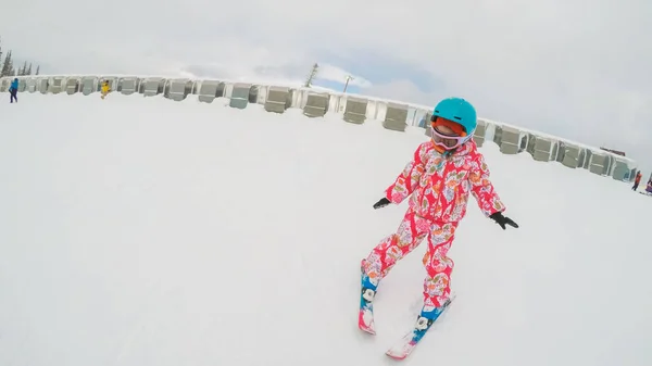Apprendre à skier — Photo