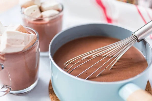 Warme chocolademelk — Stockfoto