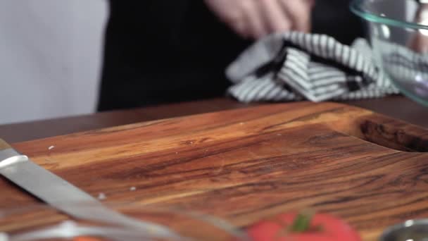 Schritt Für Schritt Grünkohl Für Rübensuppe Borschtsch — Stockvideo