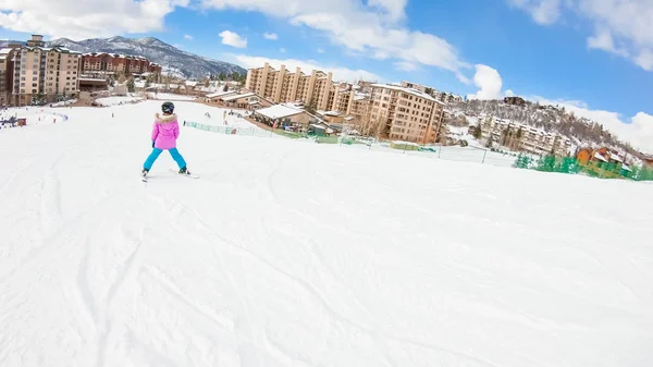 Apprendre à skier — Photo