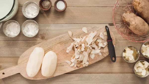 Gegratineerde aardappelen — Stockfoto