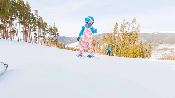 Alpin skidåkning — Stockfoto