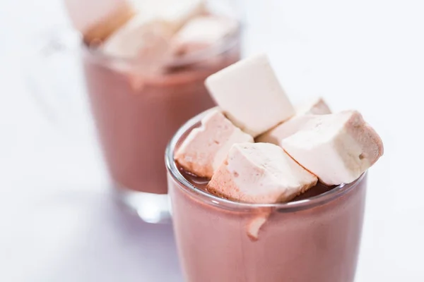 Warme chocolademelk — Stockfoto