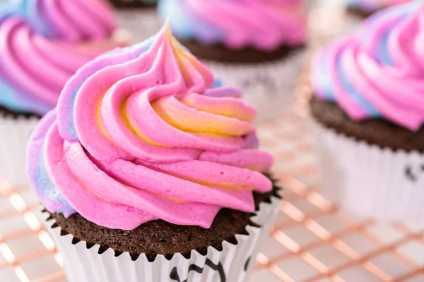 Unicorn cupcakes — Stock Photo, Image