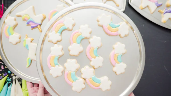 Biscuits au sucre de licorne — Photo