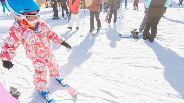 Alpine skiing — Stock Photo, Image