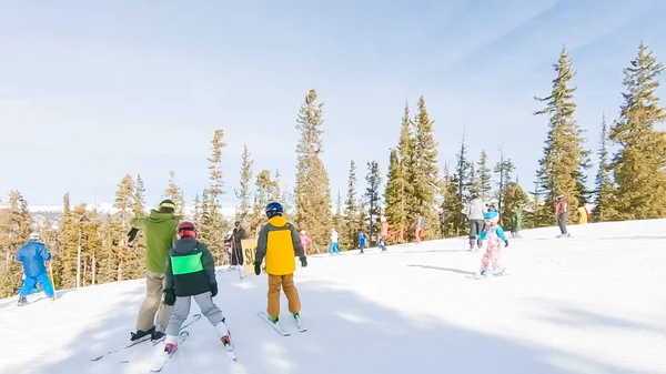 Alpin skidåkning — Stockfoto