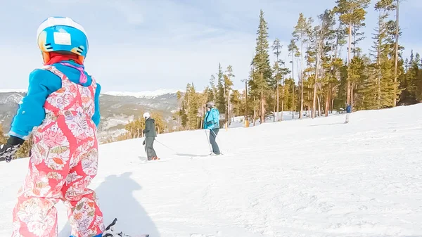 Alpin skidåkning — Stockfoto