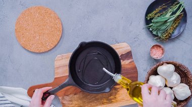 kavrulmuş sarımsak