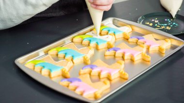 Unicorn şeker kurabiyeleri